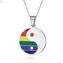 Online Religious Beautiful Items Gay Pride Stainless Steel Pendants